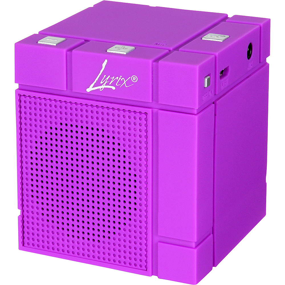 Lyrix MIXX Wireless Bluetooth Speaker Purple Lyrix Headphones Speakers