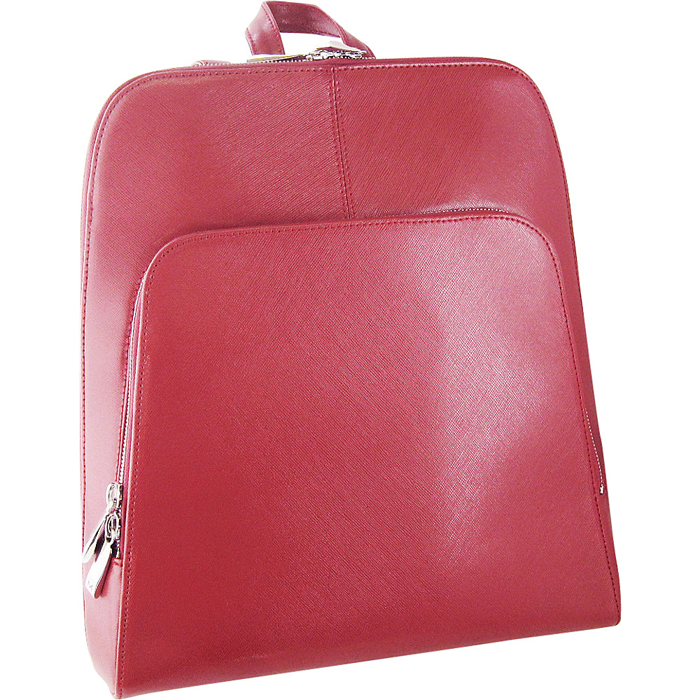 Tanners Avenue Ladies Leather Backpack Red Tanners Avenue Leather Handbags