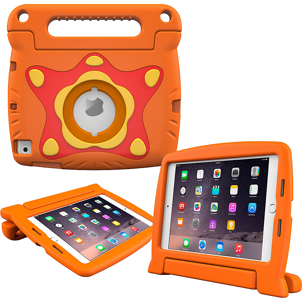 rooCASE Apple iPad Mini 4 Case Orb System Starglow Kid Friendly Cover Orange rooCASE Laptop Sleeves