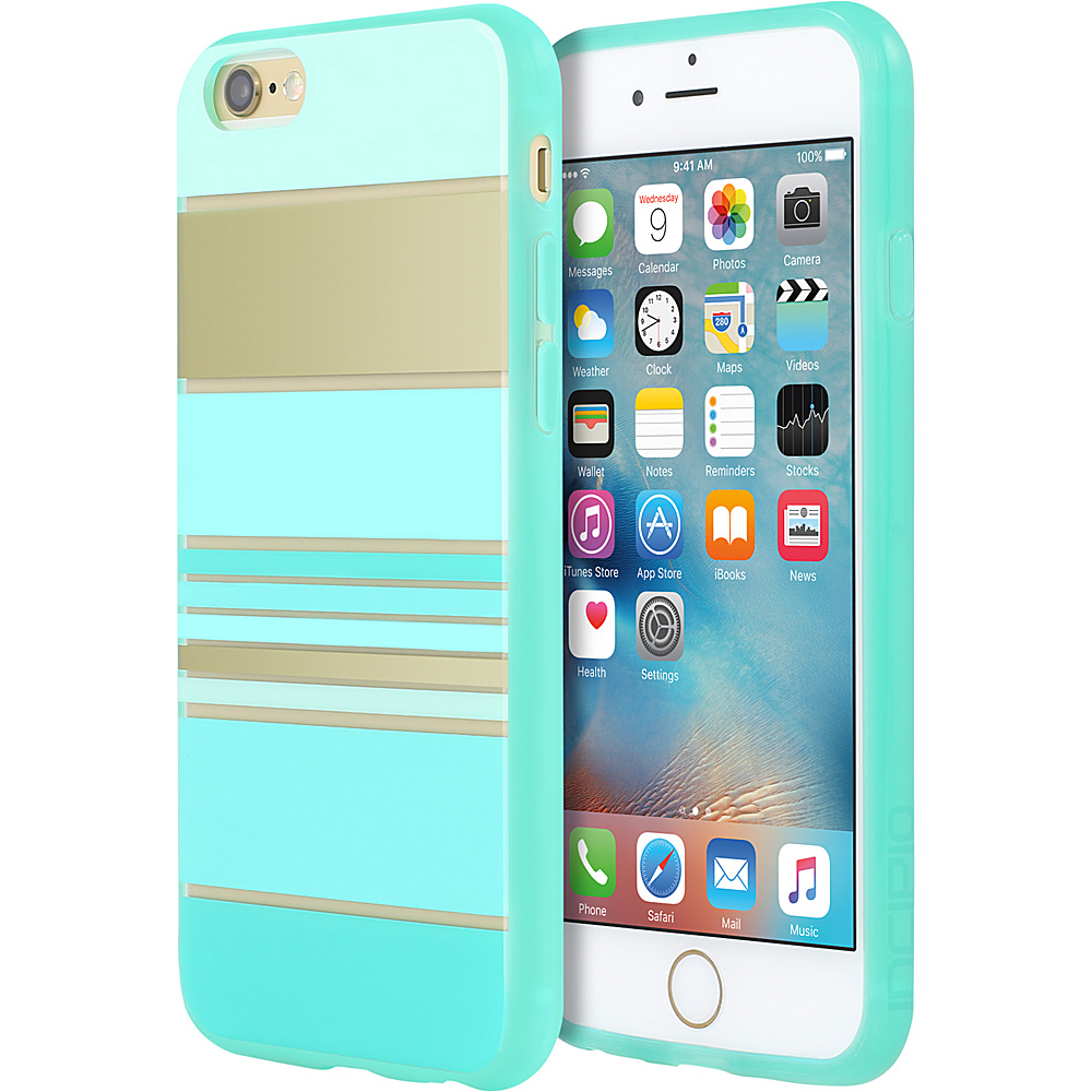 Incipio Design Series for iPhone 6 6s Plus Hensley Stripes Teal Incipio Electronic Cases