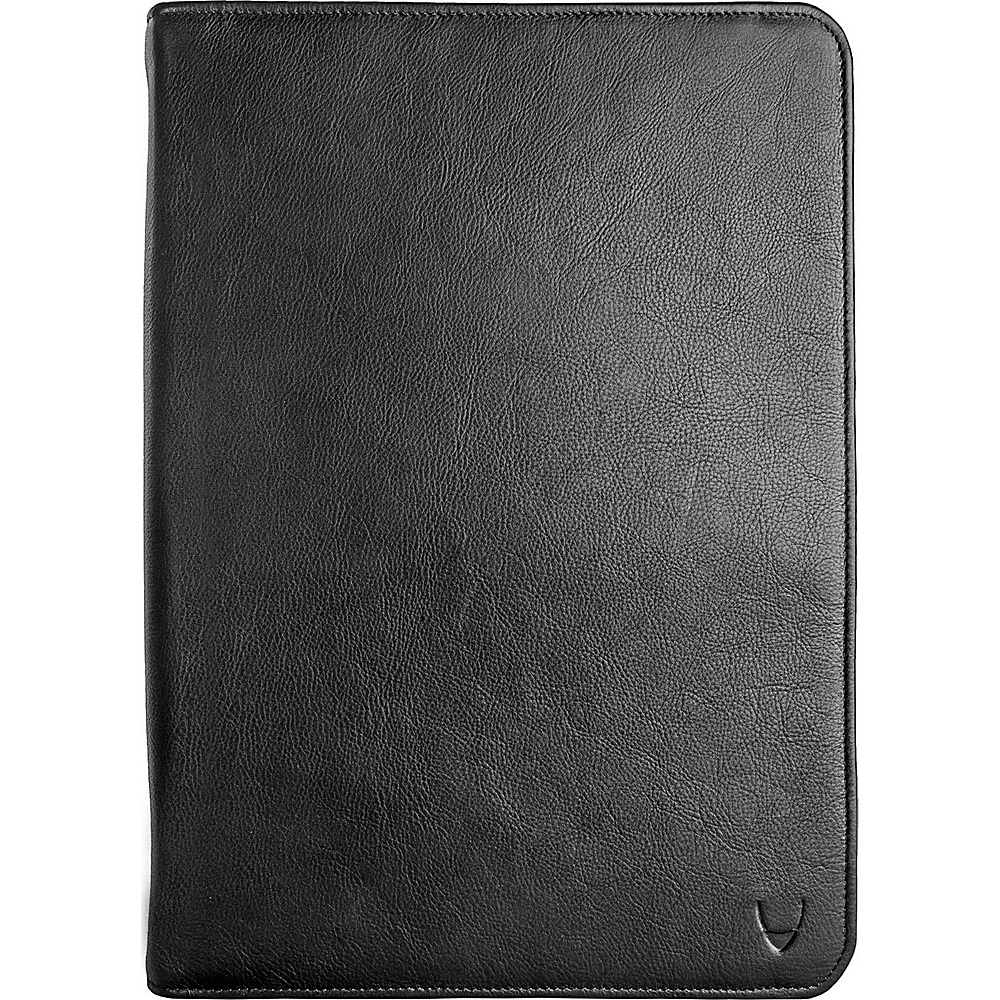 Hidesign IMG iPad Leather Portfolio Padfolio with Handmade Paper Notebook Black Hidesign Business Accessories