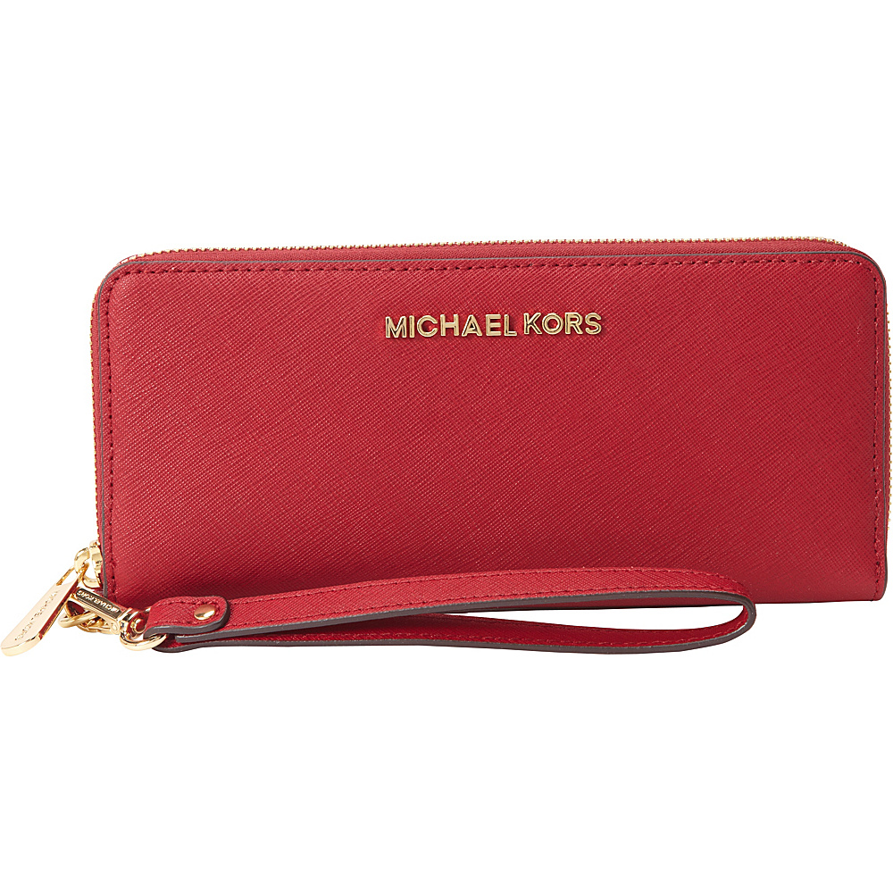 MICHAEL Michael Kors Jet Set Travel Continental Wallet Cherry MICHAEL Michael Kors Women s Wallets