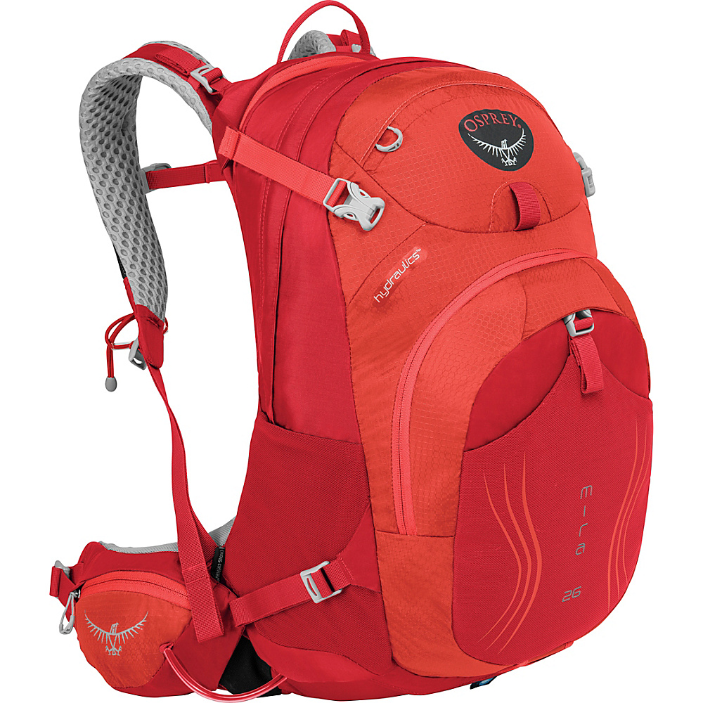 Osprey Mira AG 26 Hydration Pack Cherry Red XS S Osprey Day Hiking Backpacks