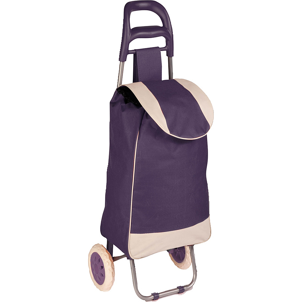 Honey Can Do Rolling Fabric Cart purple Honey Can Do Luggage Accessories