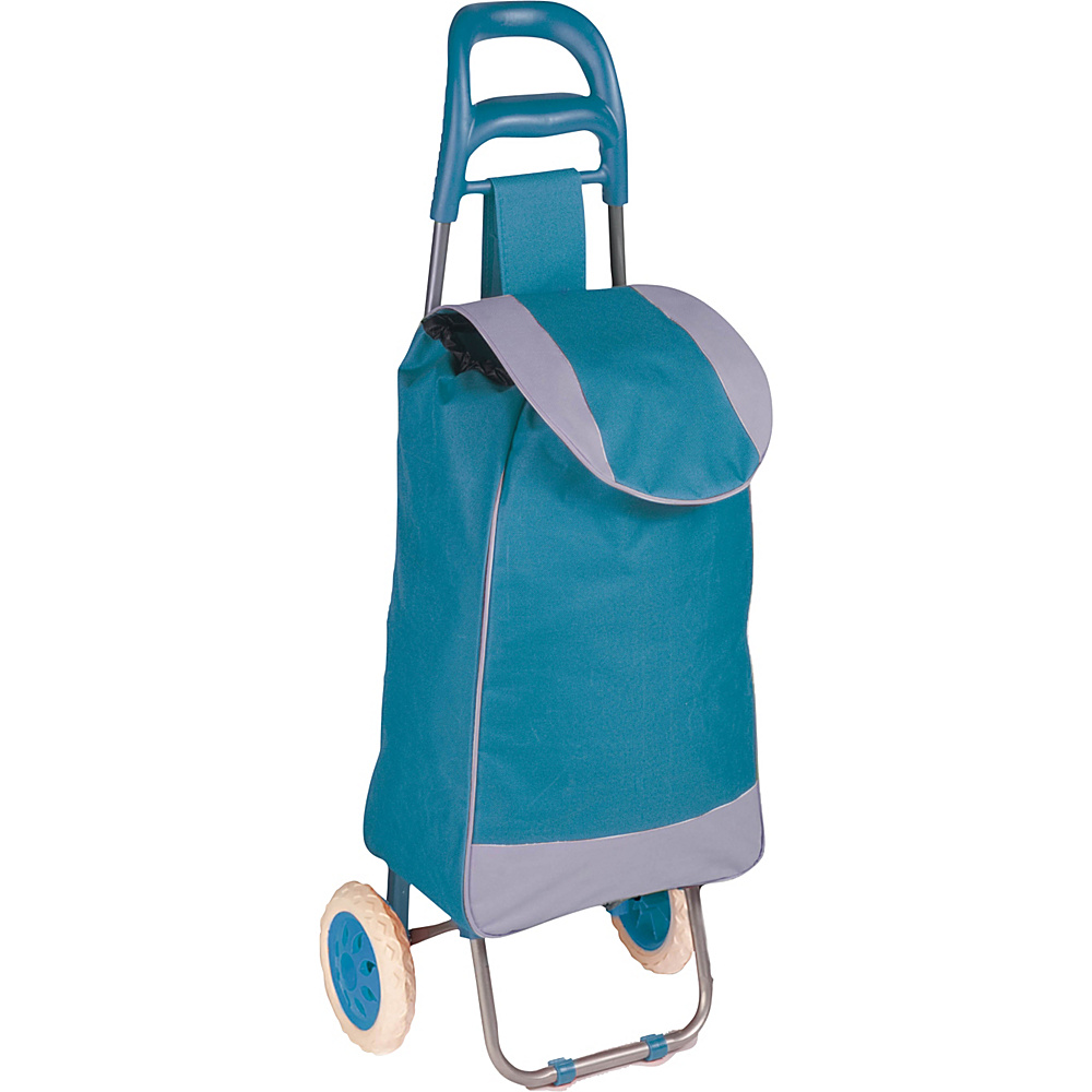 Honey Can Do Rolling Fabric Cart blue Honey Can Do Luggage Accessories