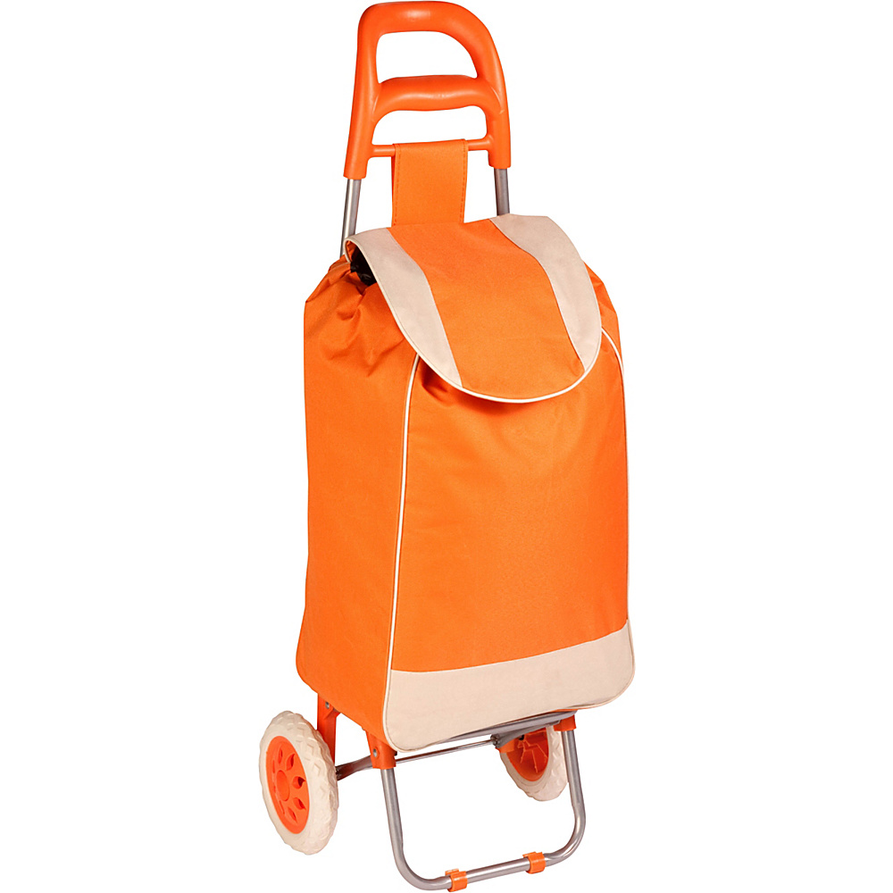 Honey Can Do Rolling Fabric Cart orange Honey Can Do Luggage Accessories