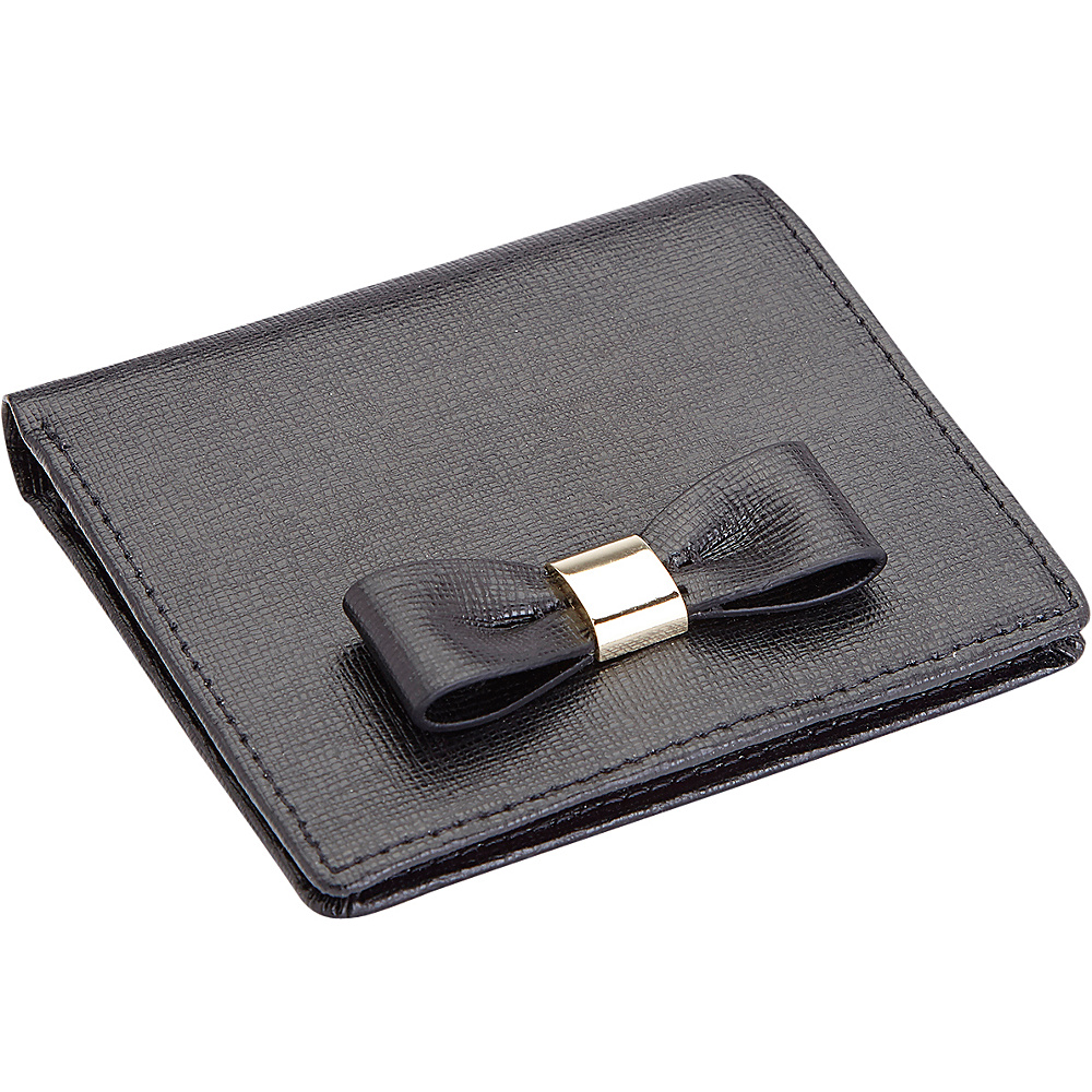 Royce Leather Sarah Mini Bow RFID Blocking Wallet Black Royce Leather Women s Wallets