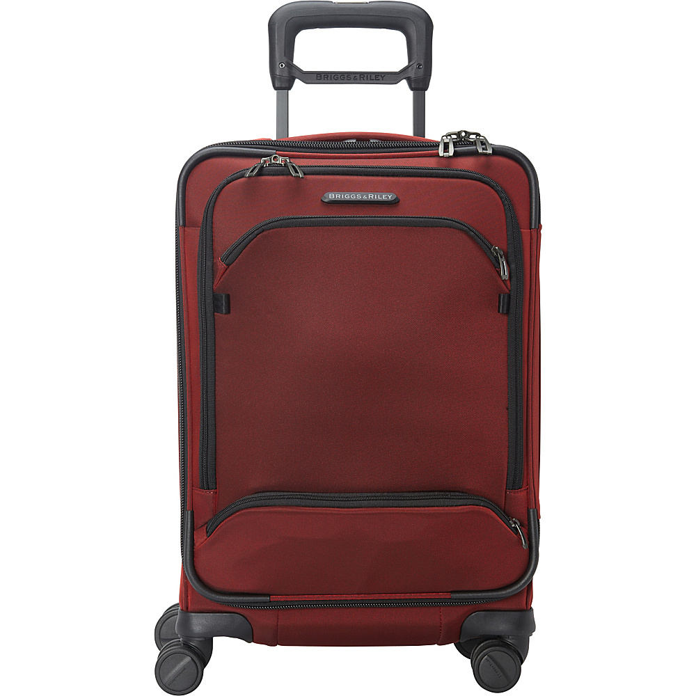Briggs Riley Transcend 300 Domestic Carry On Spinner Crimson Briggs Riley Softside Carry On