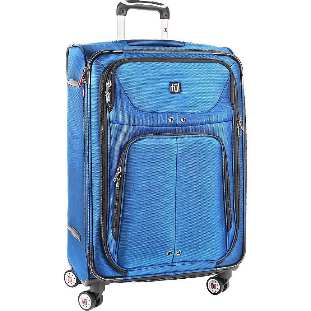 ful Alliance Series 24 Upright Upright Spinner Cobalt ful Softside Checked