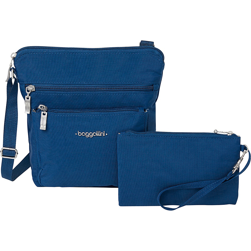 baggallini Pocket Crossbody with RFID Pacific baggallini Fabric Handbags