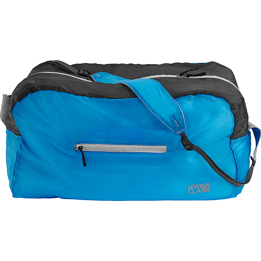 Lewis N. Clark ElectroLight Duffel Blue Charcoal Lewis N. Clark Packable Bags