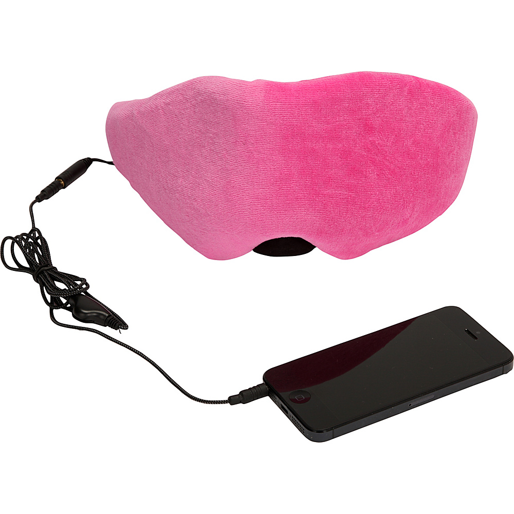 1Voice Sleep Headphones Eye Mask Pink 1Voice Headphones Speakers