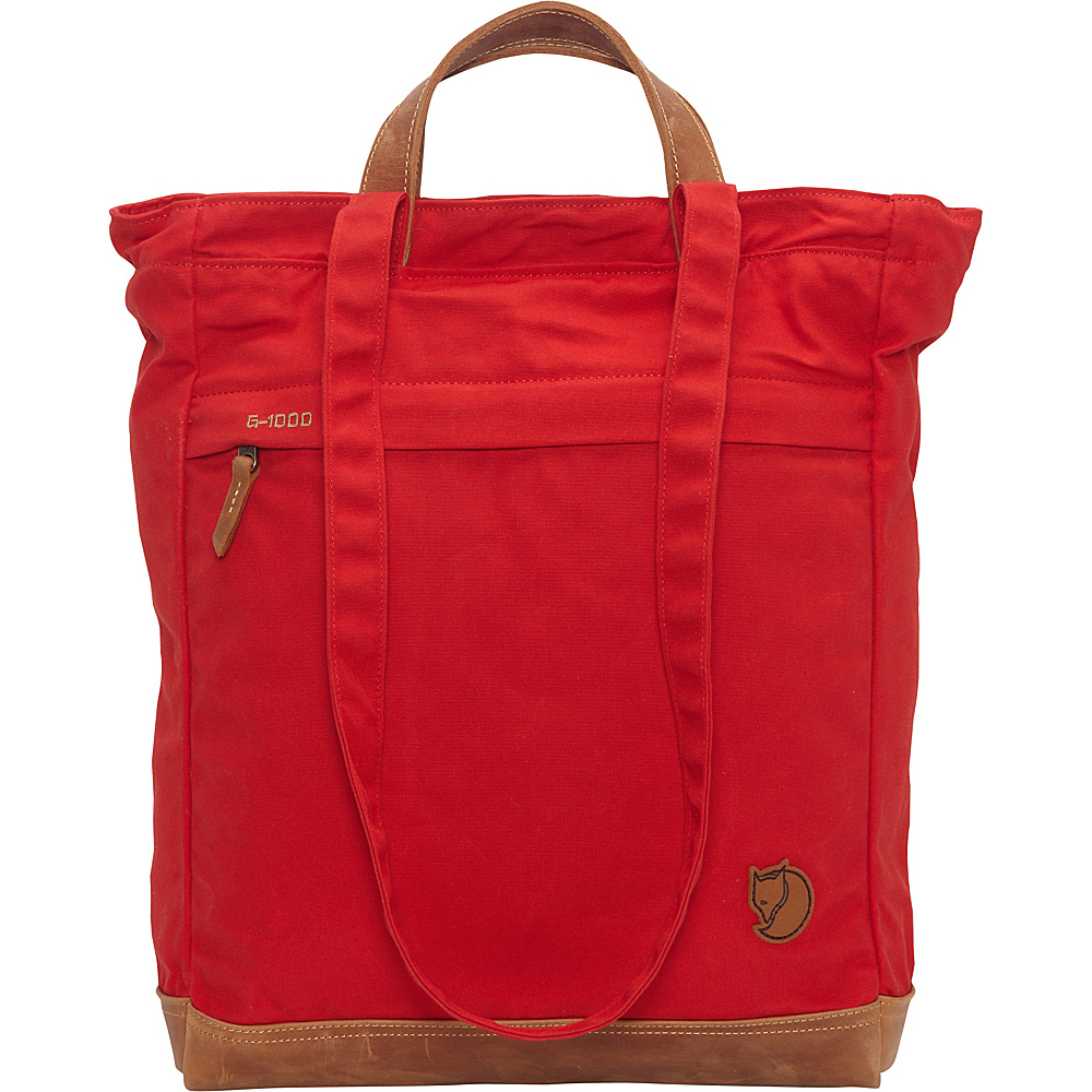 Fjallraven Totepack No.2 Red Fjallraven Fabric Handbags