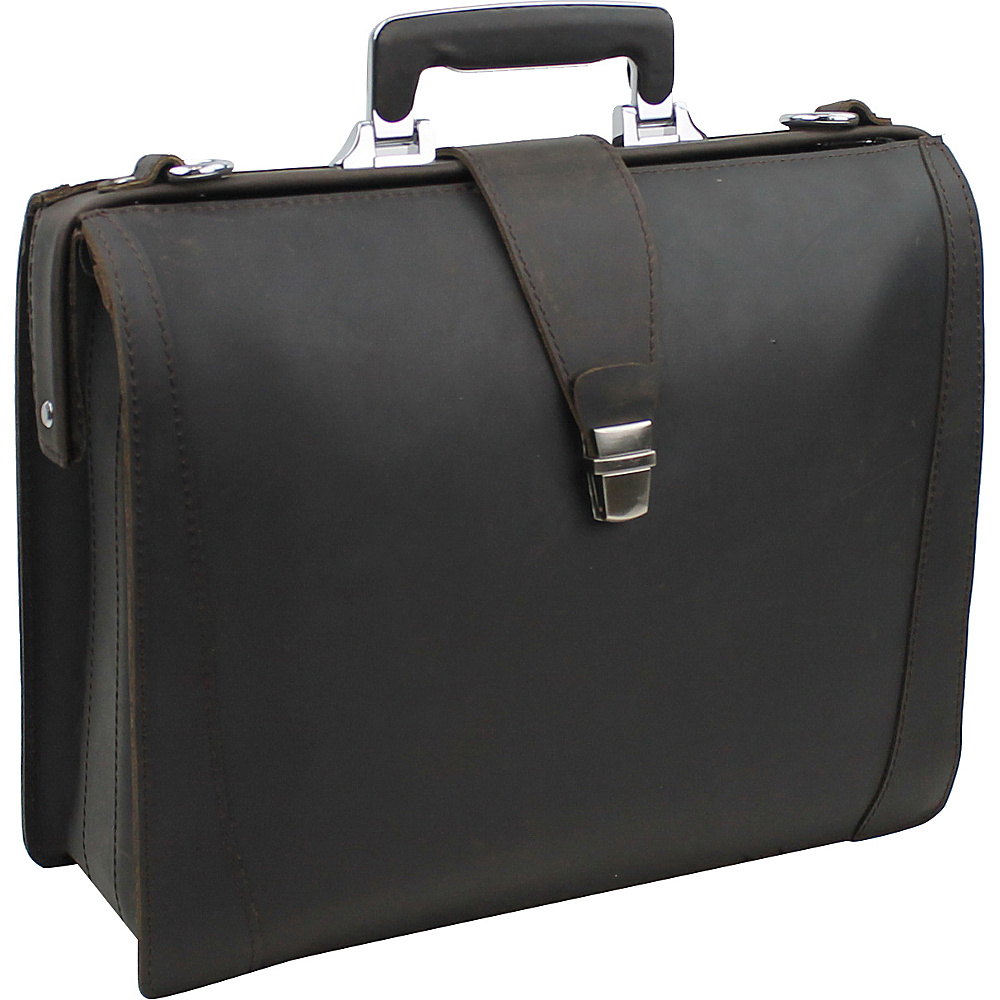 Vagabond Traveler Classic Full Grain Leather Business Pro Case Dark Brown Vagabond Traveler Non Wheeled Business Cases