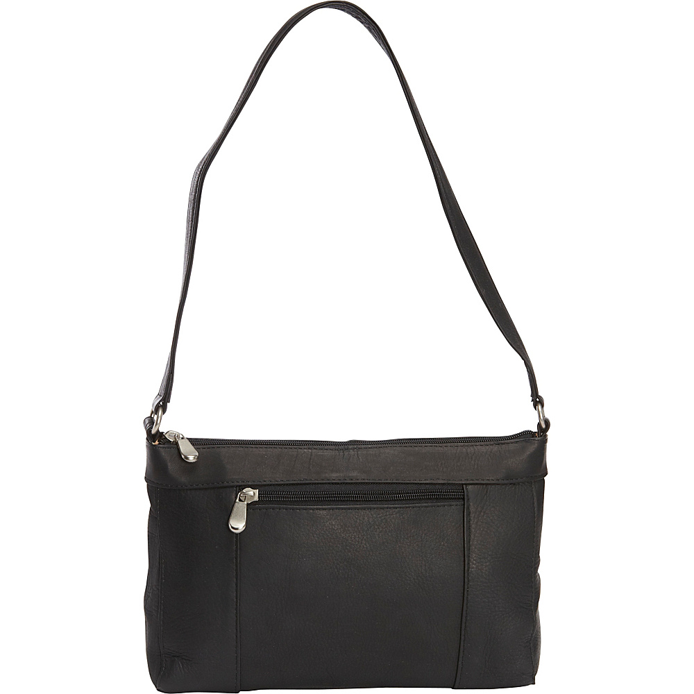 Le Donne Leather Ava Shoulder Bag Black Le Donne Leather Leather Handbags