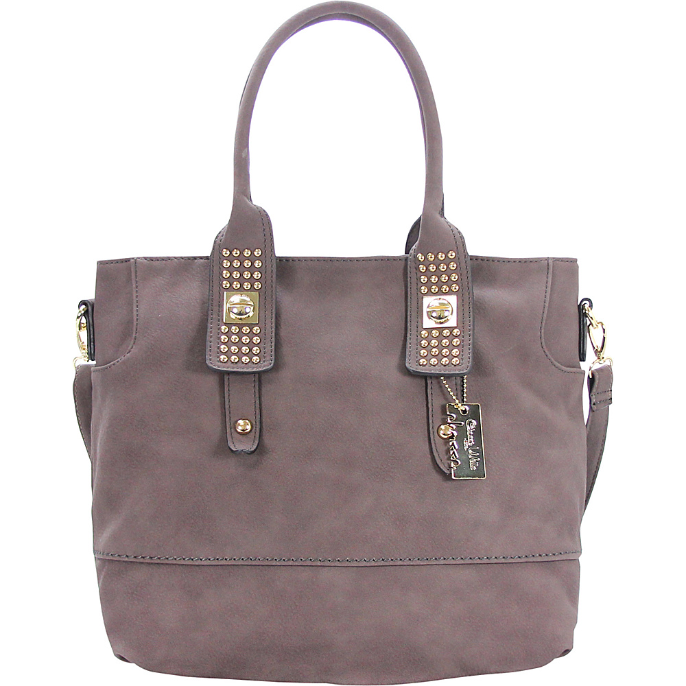 Chasse Wells Aimer Bouclier Tote Gray Chasse Wells Manmade Handbags