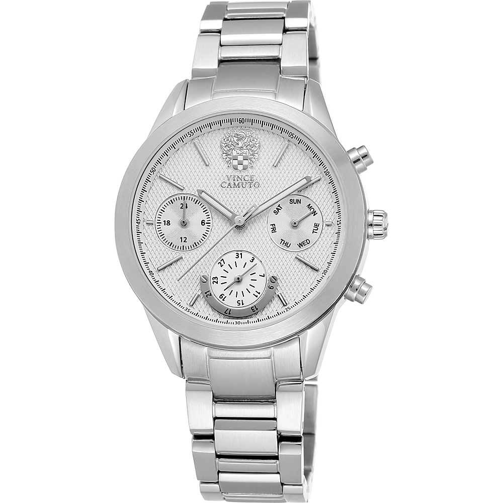 Vince Camuto Watches Ladies Stainless Steel Chronograph Bracelet Watch Silver Vince Camuto Watches Watches