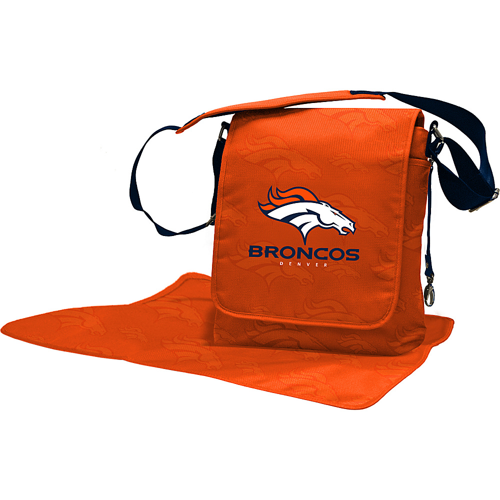 Lil Fan NFL Messenger Bag Denver Broncos Lil Fan Diaper Bags Accessories