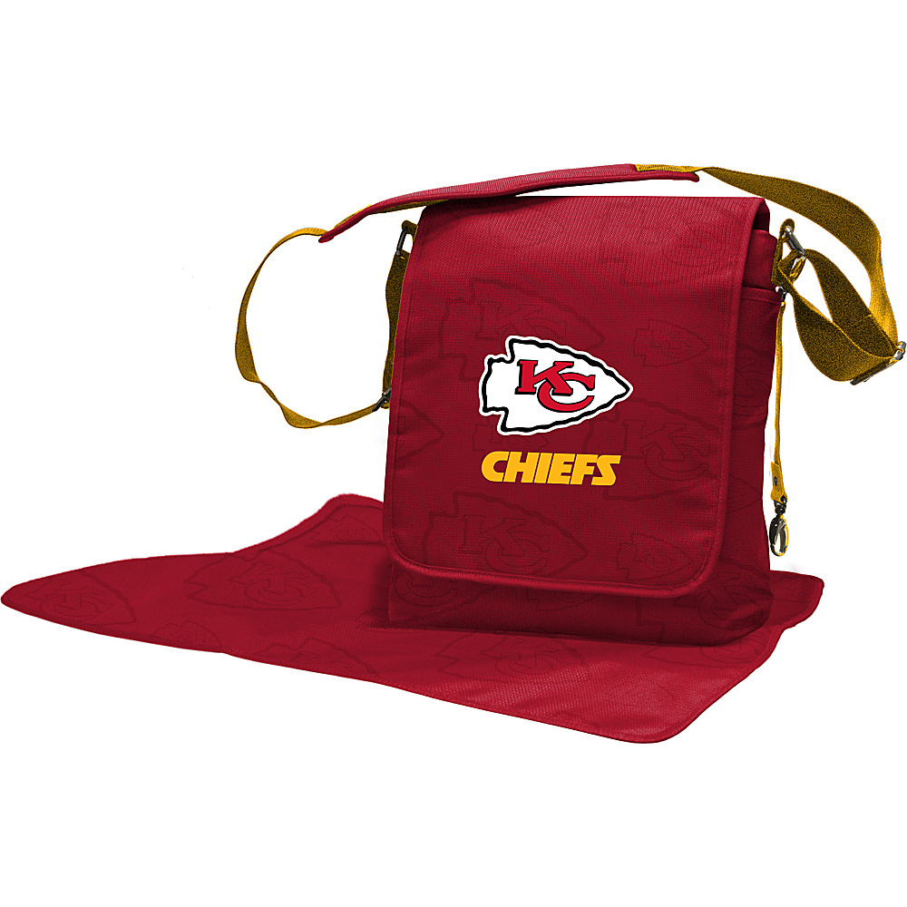 Lil Fan NFL Messenger Bag Kansas City Chiefs Lil Fan Diaper Bags Accessories