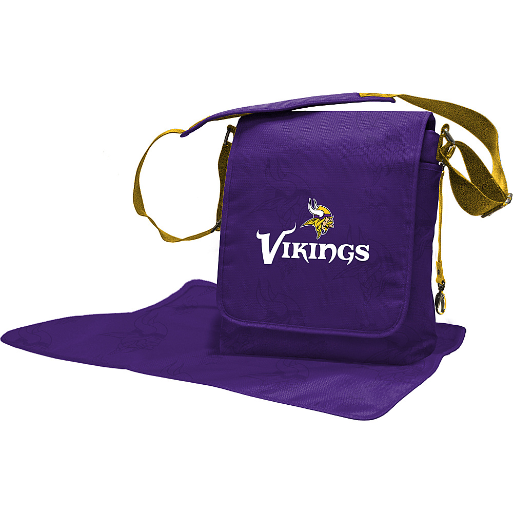 Lil Fan NFL Messenger Bag Minnesota Vikings Lil Fan Diaper Bags Accessories
