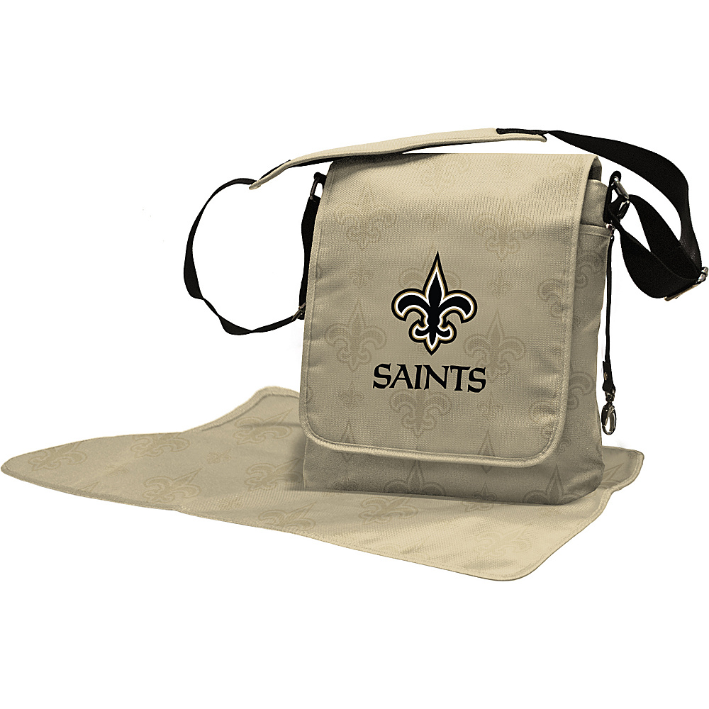 Lil Fan NFL Messenger Bag New Orleans Saints Lil Fan Diaper Bags Accessories