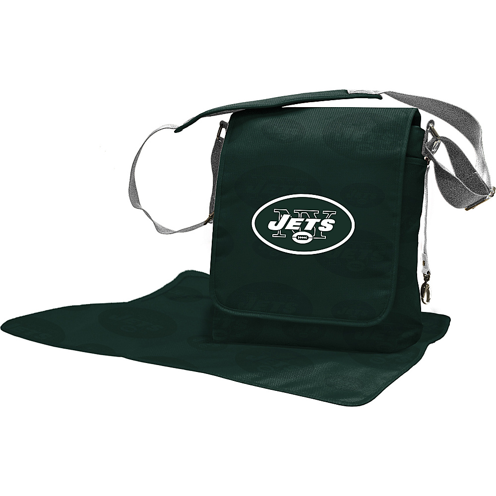 Lil Fan NFL Messenger Bag New York Jets Lil Fan Diaper Bags Accessories