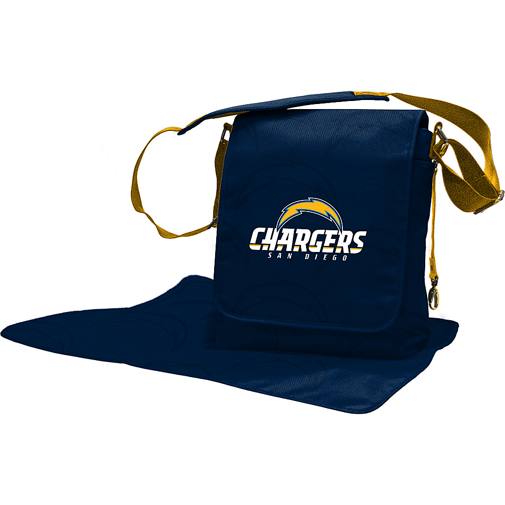 Lil Fan NFL Messenger Bag San Diego Chargers Lil Fan Diaper Bags Accessories
