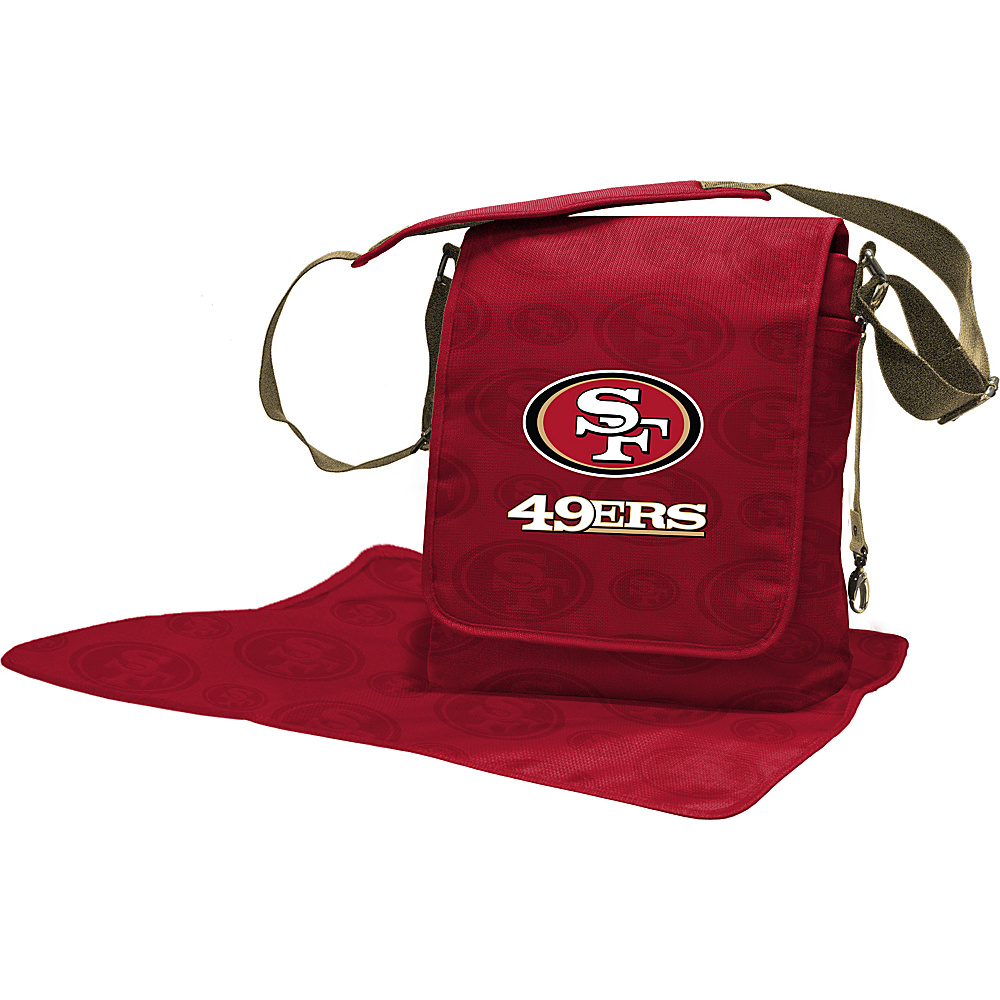 Lil Fan NFL Messenger Bag San Francisco 49ers Lil Fan Diaper Bags Accessories