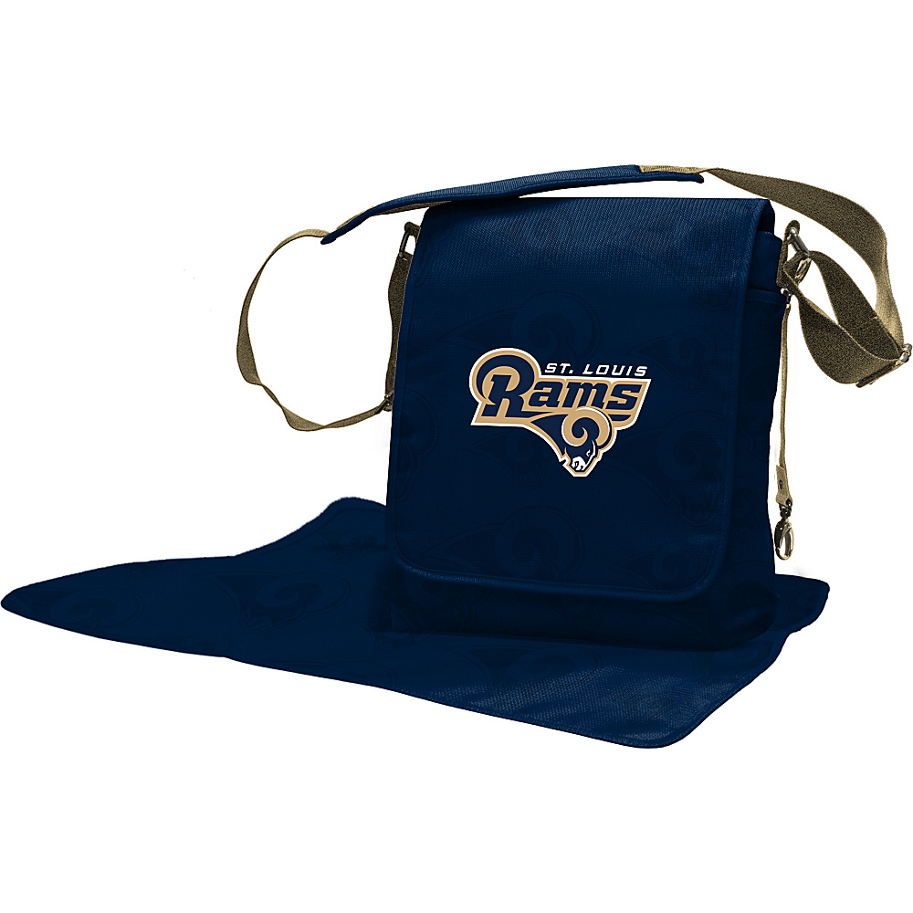 Lil Fan NFL Messenger Bag St. Louis Rams Lil Fan Diaper Bags Accessories