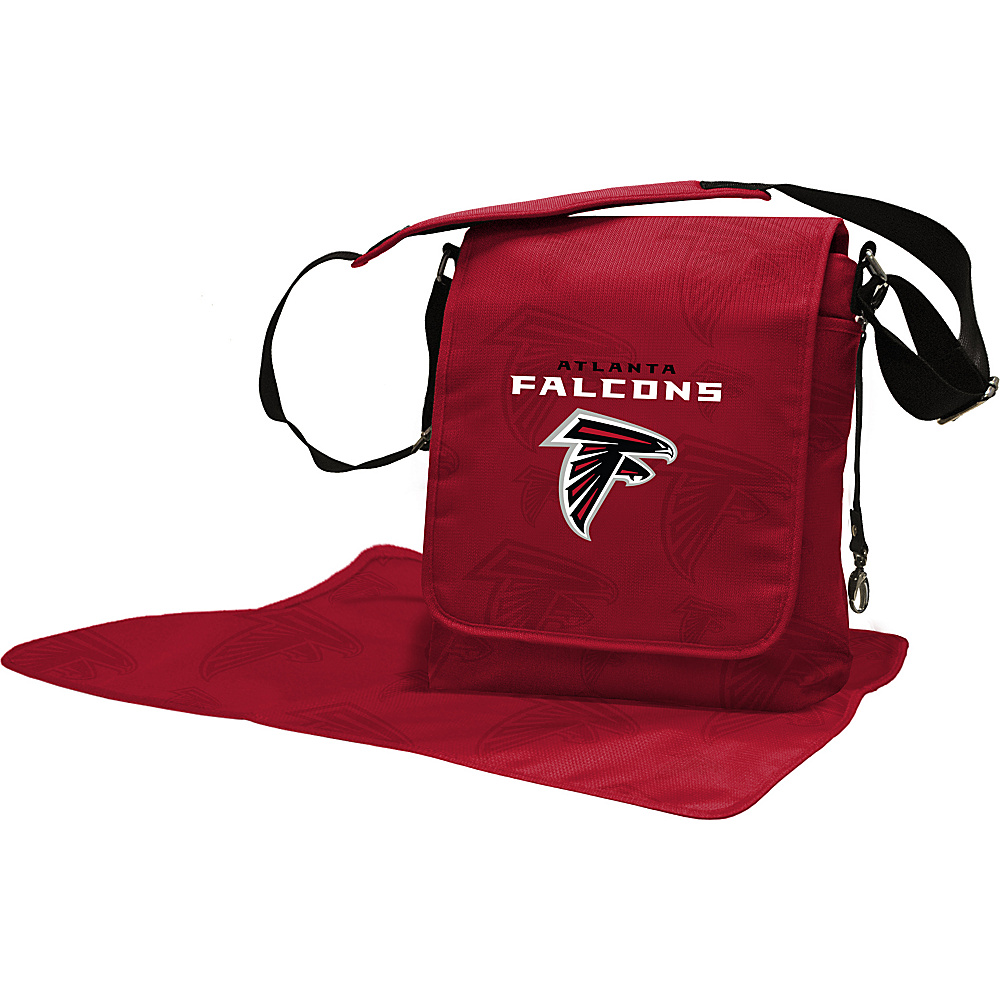 Lil Fan NFL Messenger Bag Atlanta Falcons Lil Fan Diaper Bags Accessories