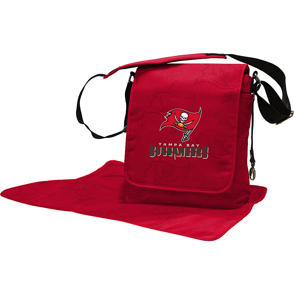 Lil Fan NFL Messenger Bag Tampa Bay Buccaneers Lil Fan Diaper Bags Accessories