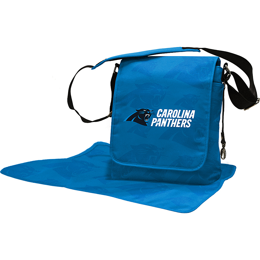 Lil Fan NFL Messenger Bag Carolina Panthers Lil Fan Diaper Bags Accessories