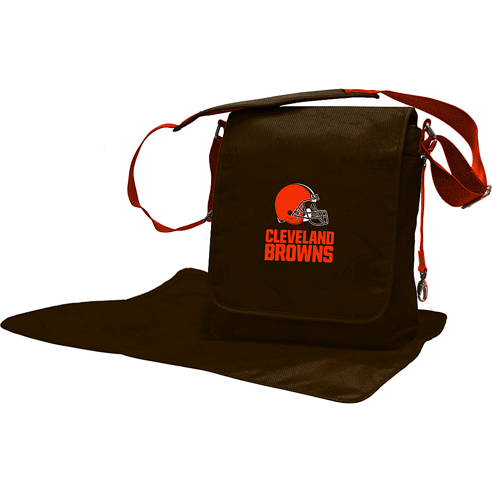 Lil Fan NFL Messenger Bag Cleveland Browns Lil Fan Diaper Bags Accessories