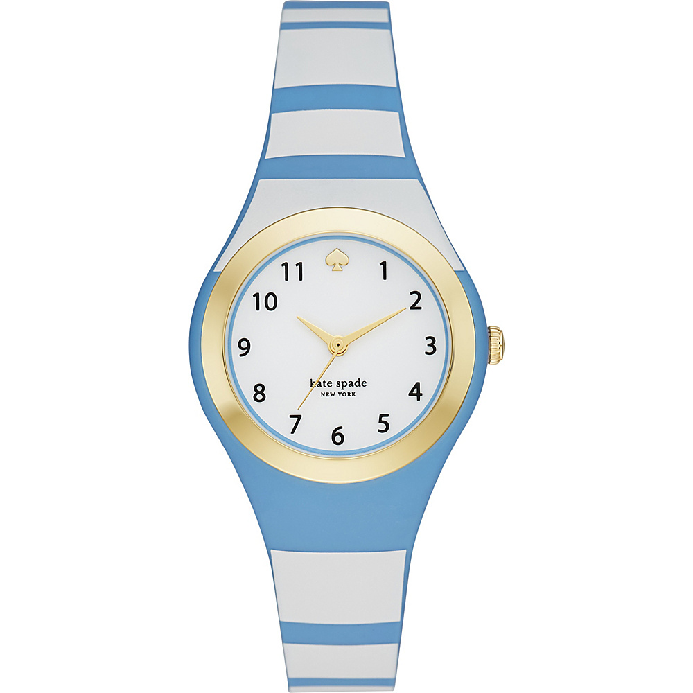 kate spade watches Silicone Rumsey Watch Blue White Stripe kate spade watches Watches