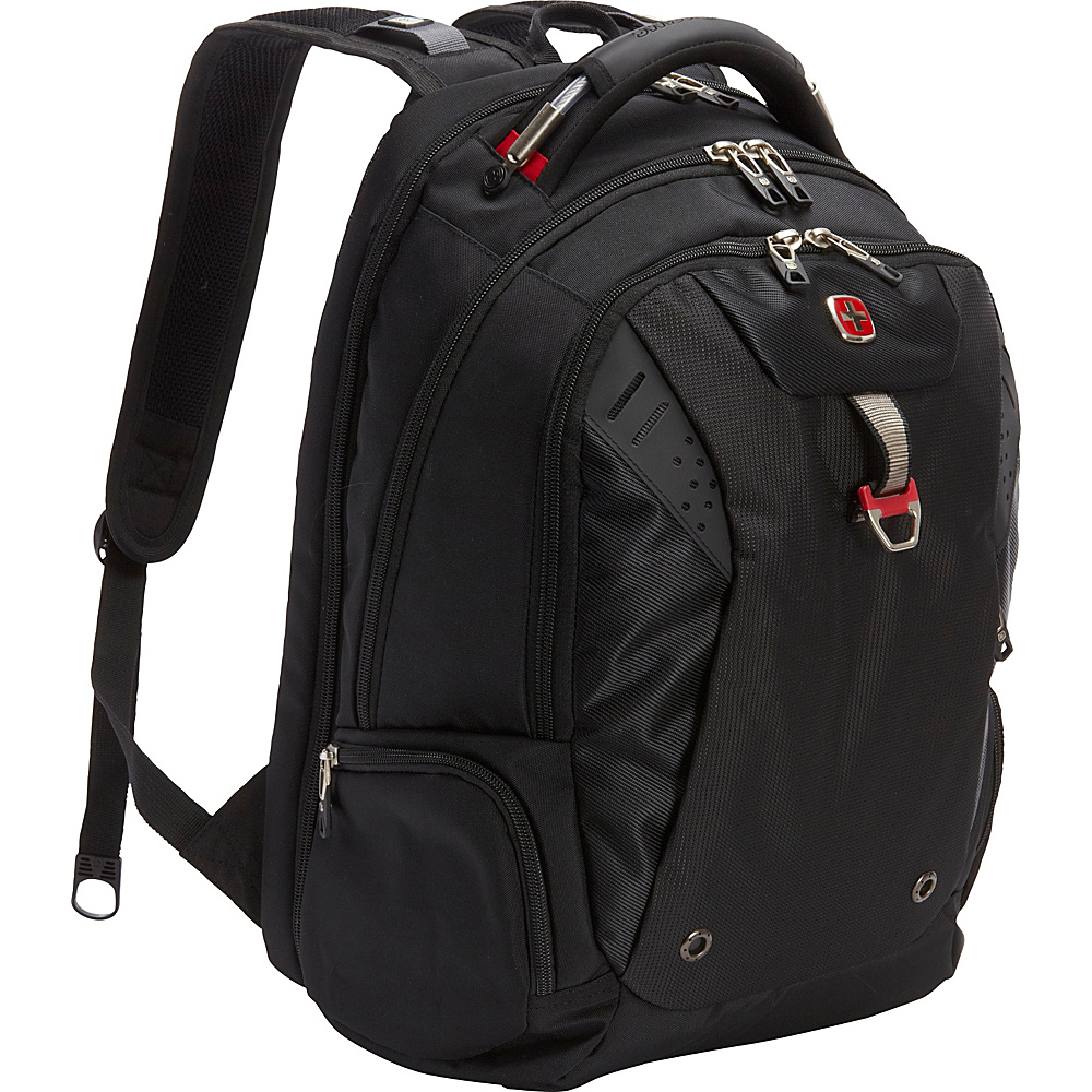 SwissGear Travel Gear Scansmart Backpack 5902 EXCLUSIVE Black Red SwissGear Travel Gear Business Laptop Backpacks