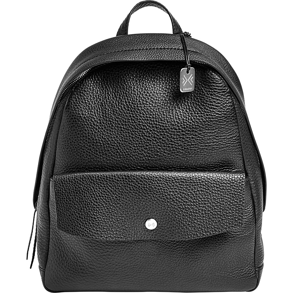 Skagen Mikkeline Backpack Black Skagen Leather Handbags