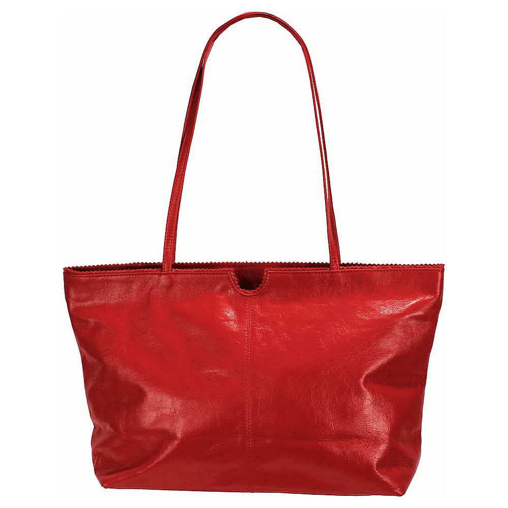 Latico Leathers E W Shopper Tote Red Latico Leathers Leather Handbags