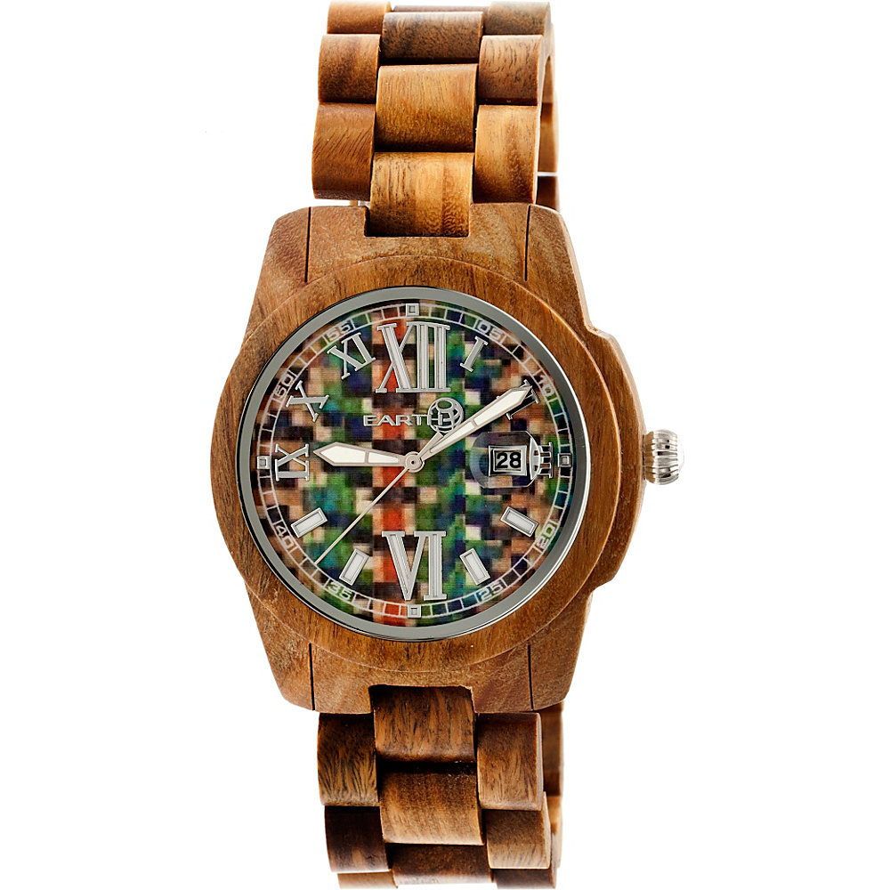 Earth Wood Heartwood Wood Unisex Watch Olive Earth Wood Watches