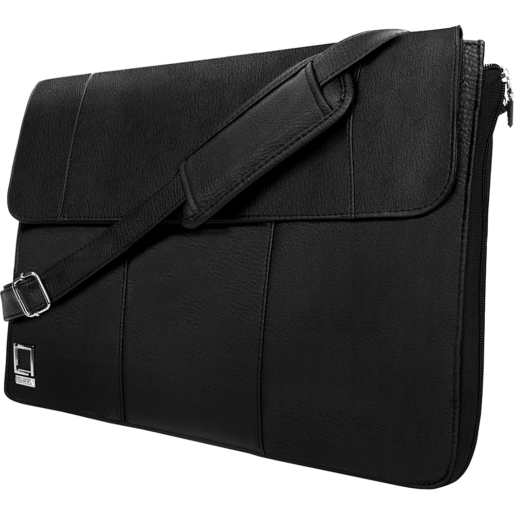 Lencca Axis Convertible Messenger Bag Sleeve for 13 Devices Black Lencca Messenger Bags