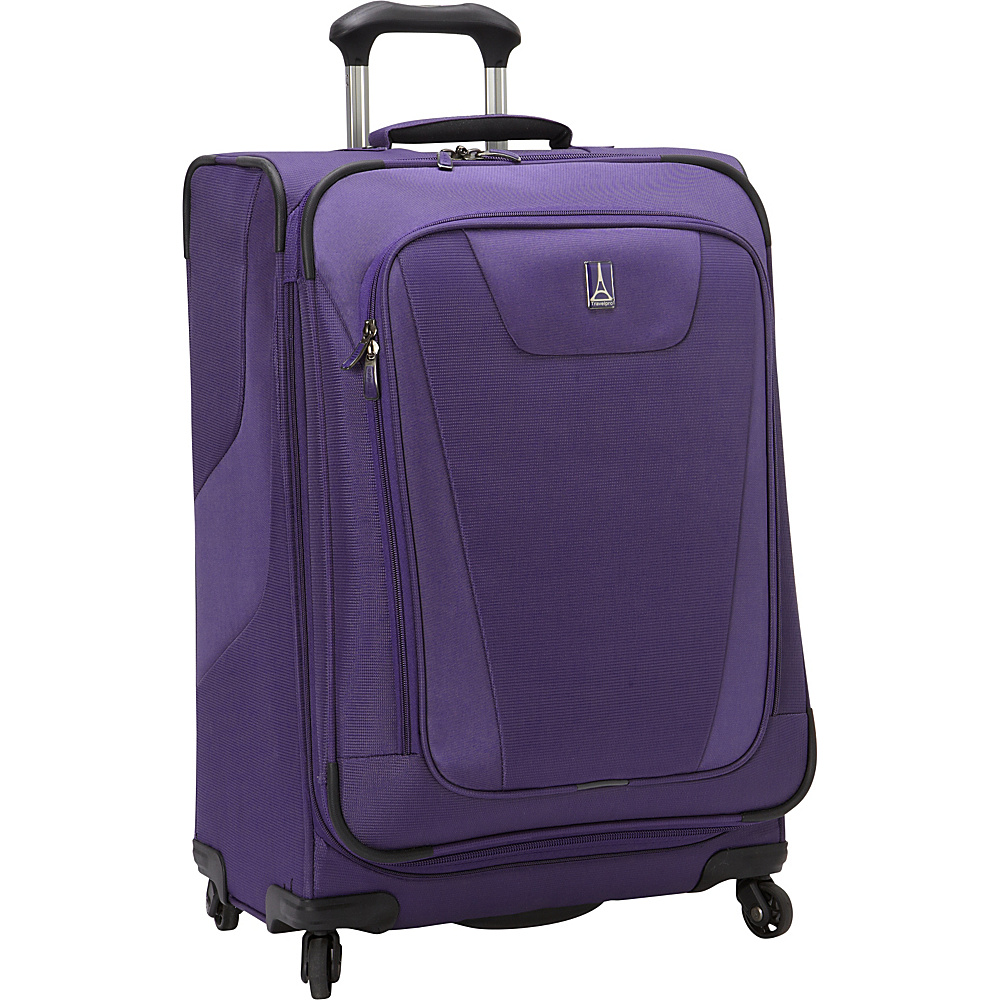 Travelpro Maxlite 4 25 Expandable Spinner Grape Travelpro Softside Checked