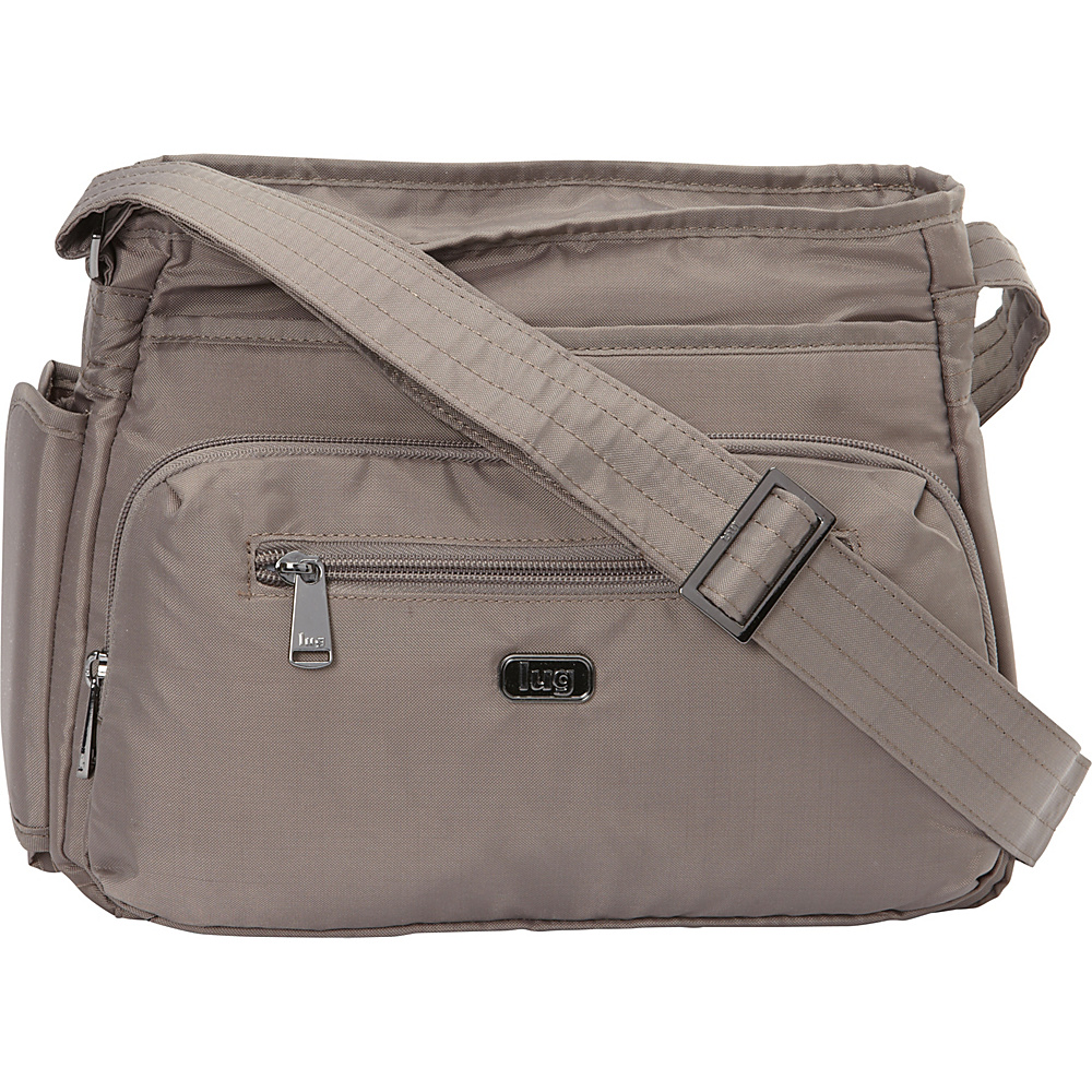 Lug RFID Shimmy Cross body Bag Walnut Lug Fabric Handbags