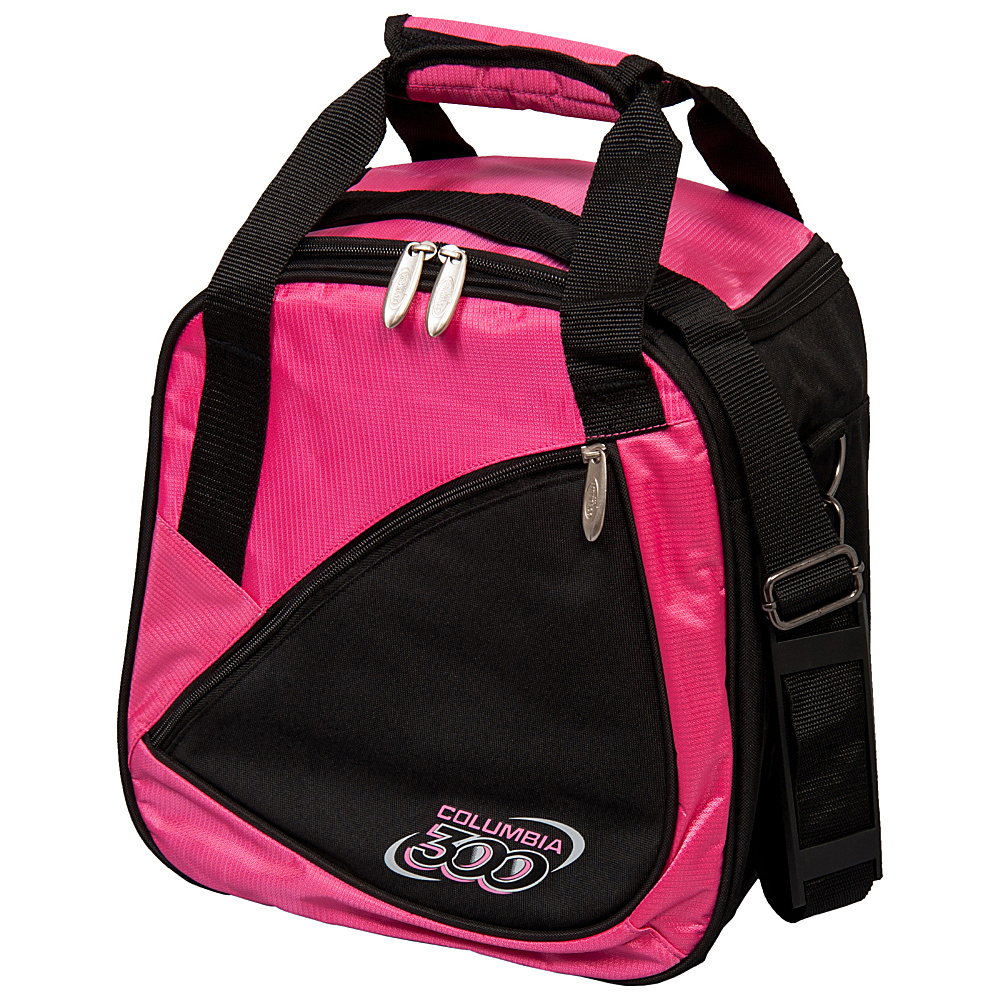 Columbia 300 Bags Team C300 Single Ball Tote Pink Black Columbia 300 Bags Bowling Bags