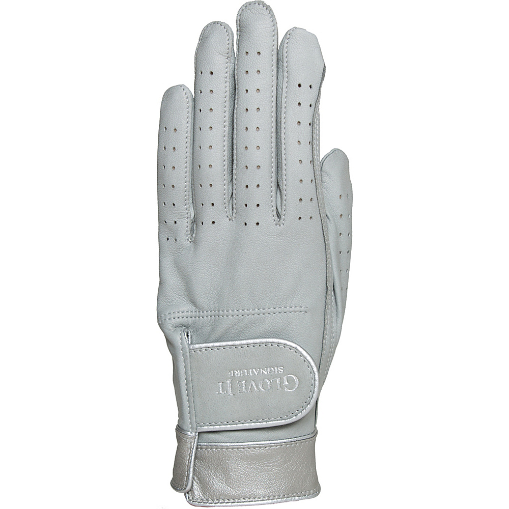 Glove It Signature Suede Glove Silver Suede Left Hand Medium Glove It Golf Bags