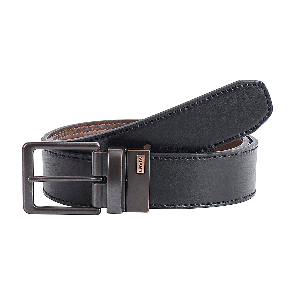 Levi s 38MM Reversible w Two Tone Logo Detail Black Brown 34 Levi s Other Fashion Accessories