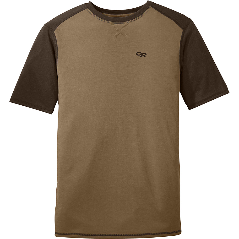 Outdoor Research Mens Sequence Duo Tee S Coyote Earth Outdoor Research Men s Apparel