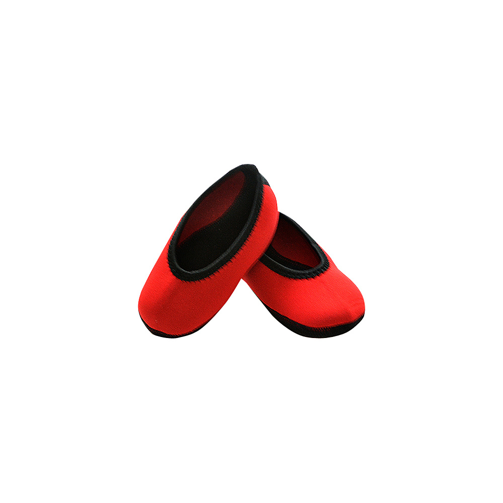 NuFoot Girls Ballet Flat Travel Slippers Red Toddler NuFoot Women s Footwear