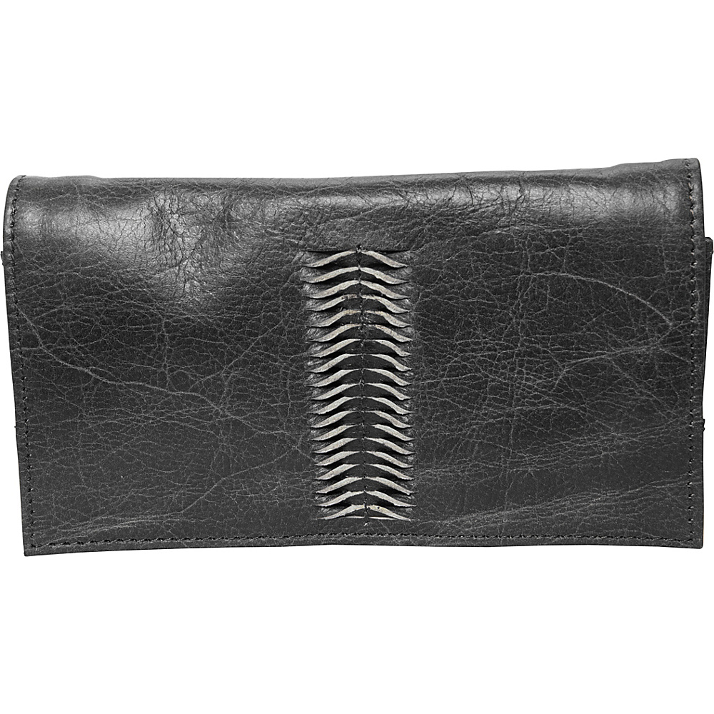 Latico Leathers Cameron Wallet Washed Black Latico Leathers Women s Wallets