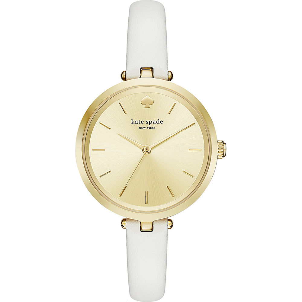 kate spade watches Leather And Stainless Steel Holland Watch White kate spade watches Watches