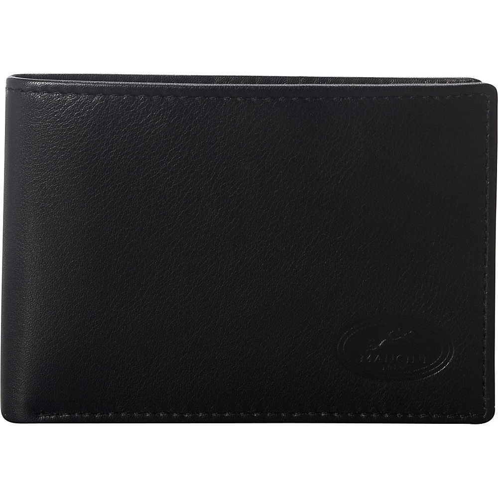 Mancini Leather Goods Mens Classic RFID Secure Wallet Black Mancini Leather Goods Men s Wallets