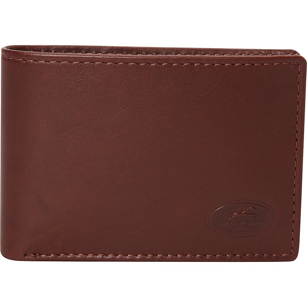 Mancini Leather Goods Mens Classic RFID Secure Wallet Cognac Mancini Leather Goods Men s Wallets